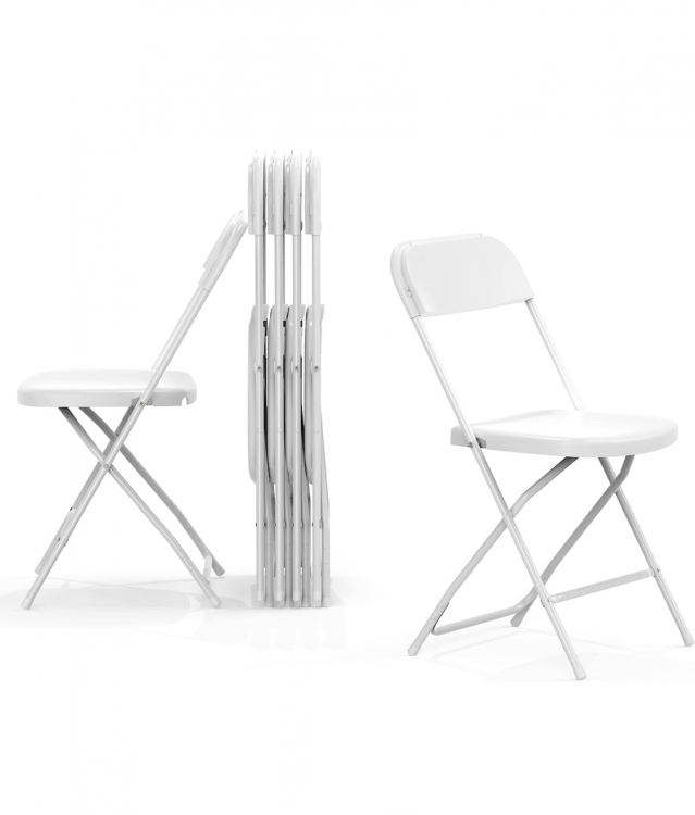 White Foldable Chairs